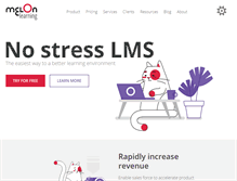 Tablet Screenshot of melonlearning.com